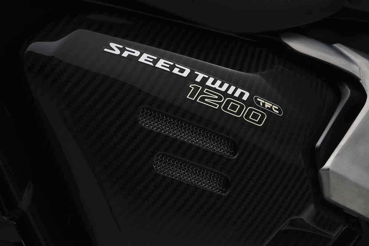 世界750台の限定車、トライアンフ新型「SPEED TWIN 1200TFC（スピードツイン1200TFC）」