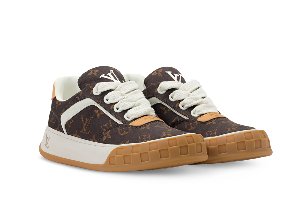LV ティルテッド スニーカー（ルイ・ヴィトン シルクテック）：21万7800円