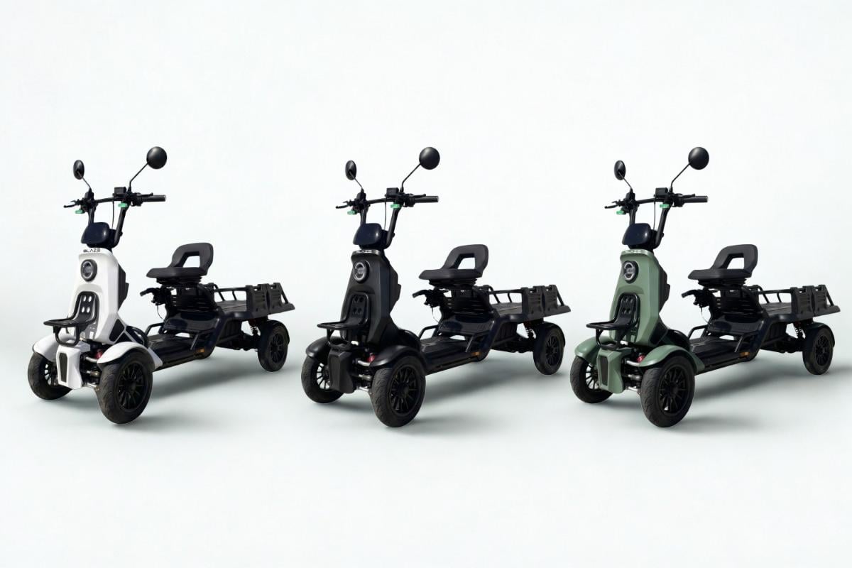 4輪の電動モビリティ「BLAZE e-CARGO(ブレイズイーカーゴ)」