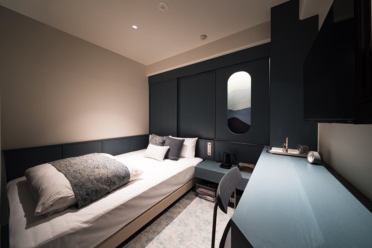 Guest Rooms（客室）夜行列車を思わせる個室
