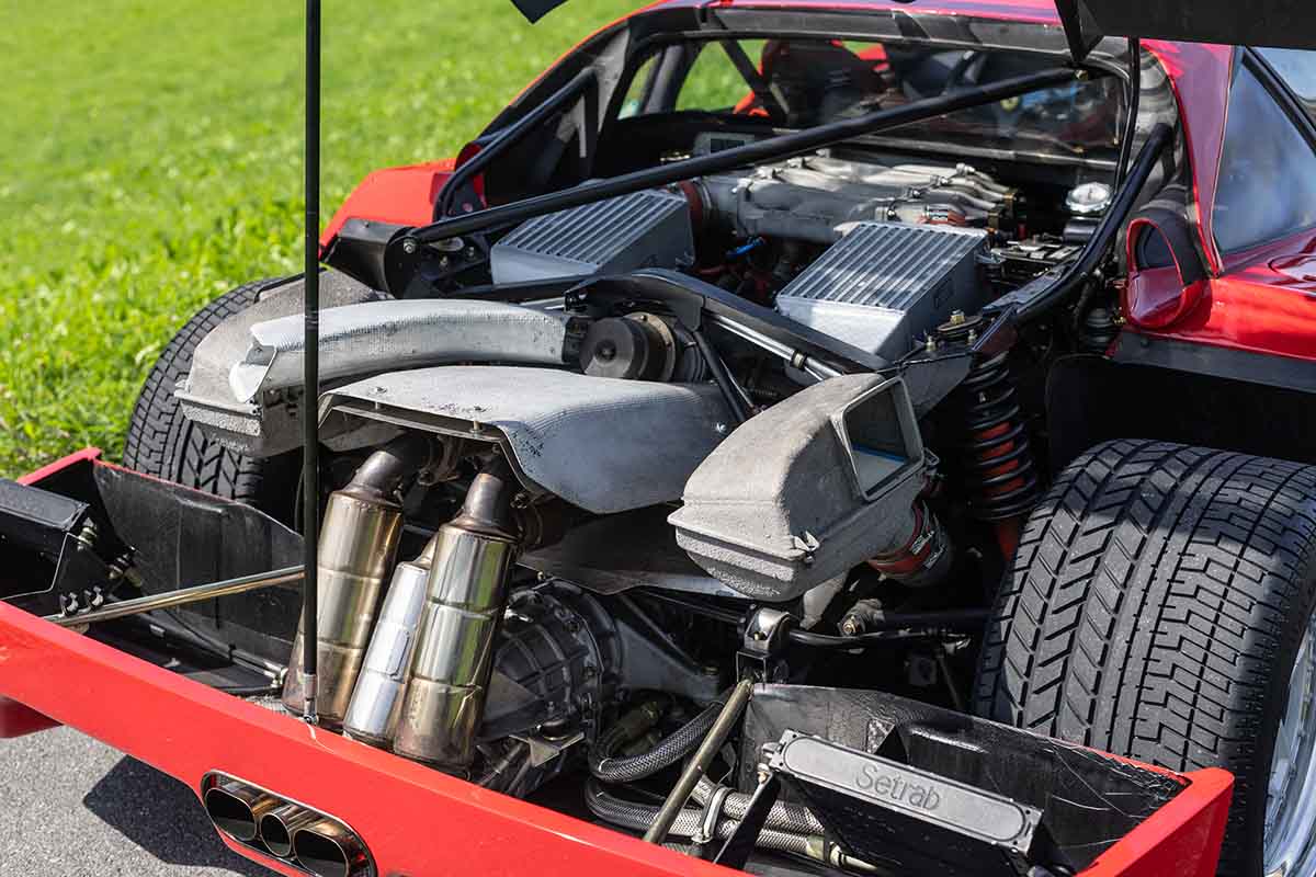 スイスで開催されるオークションに出品される1991年式フェラーリ「F40」Neil Fraser(c)2026 Courtesy of RM Sotheby's