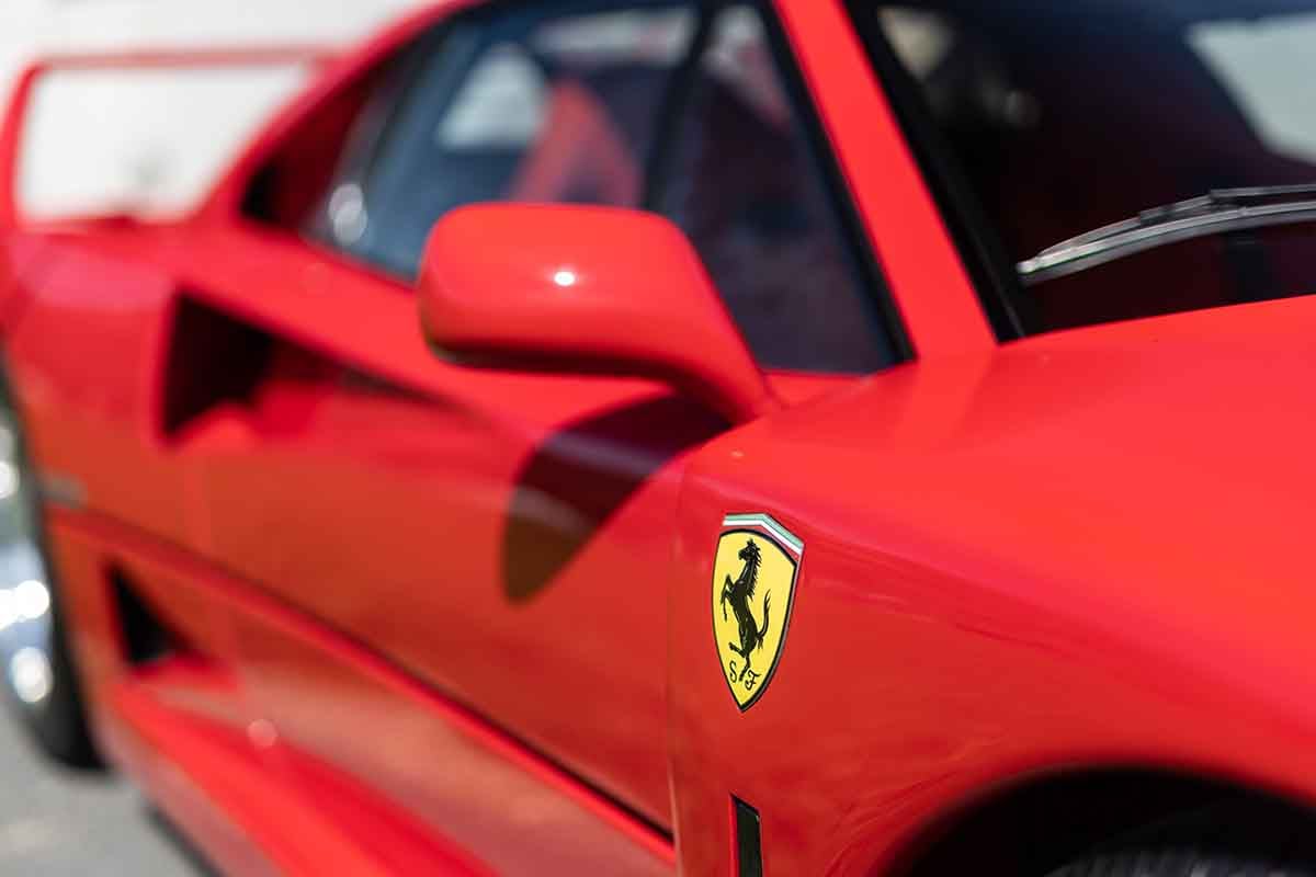 スイスで開催されるオークションに出品される1991年式フェラーリ「F40」Neil Fraser(c)2026 Courtesy of RM Sotheby's