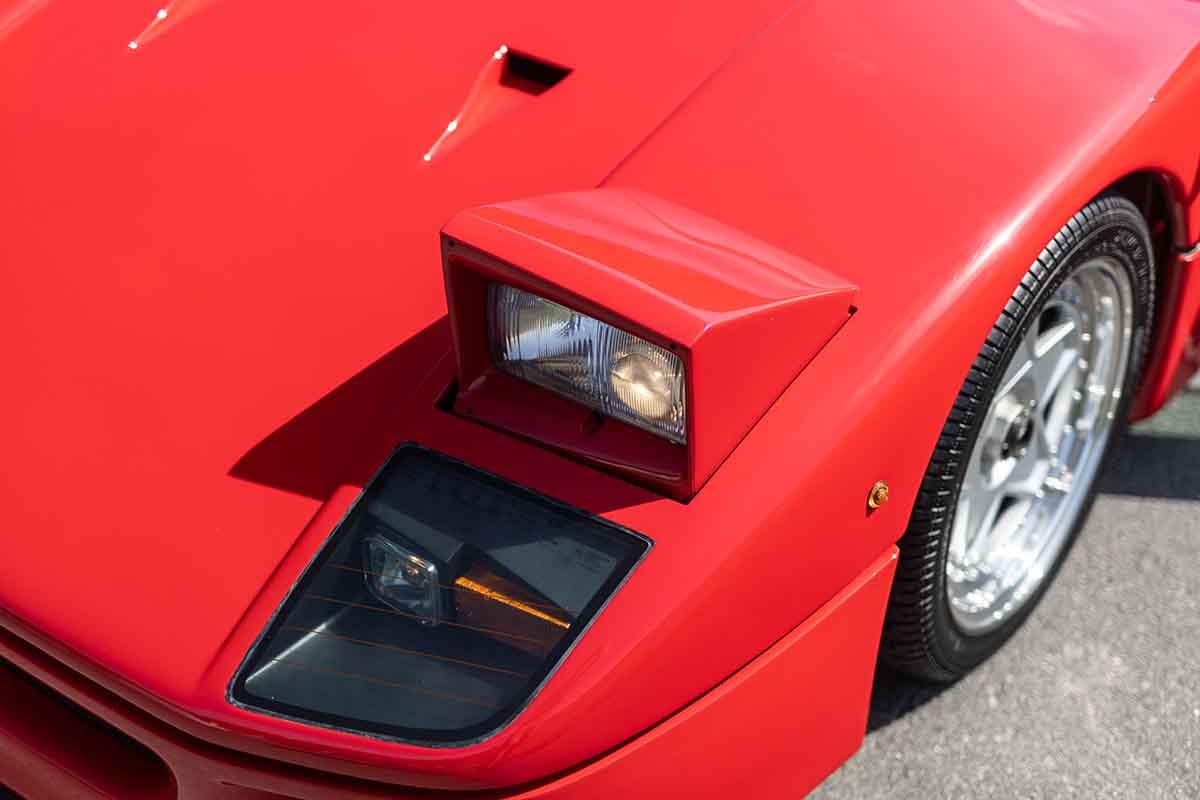 スイスで開催されるオークションに出品される1991年式フェラーリ「F40」Neil Fraser(c)2026 Courtesy of RM Sotheby's