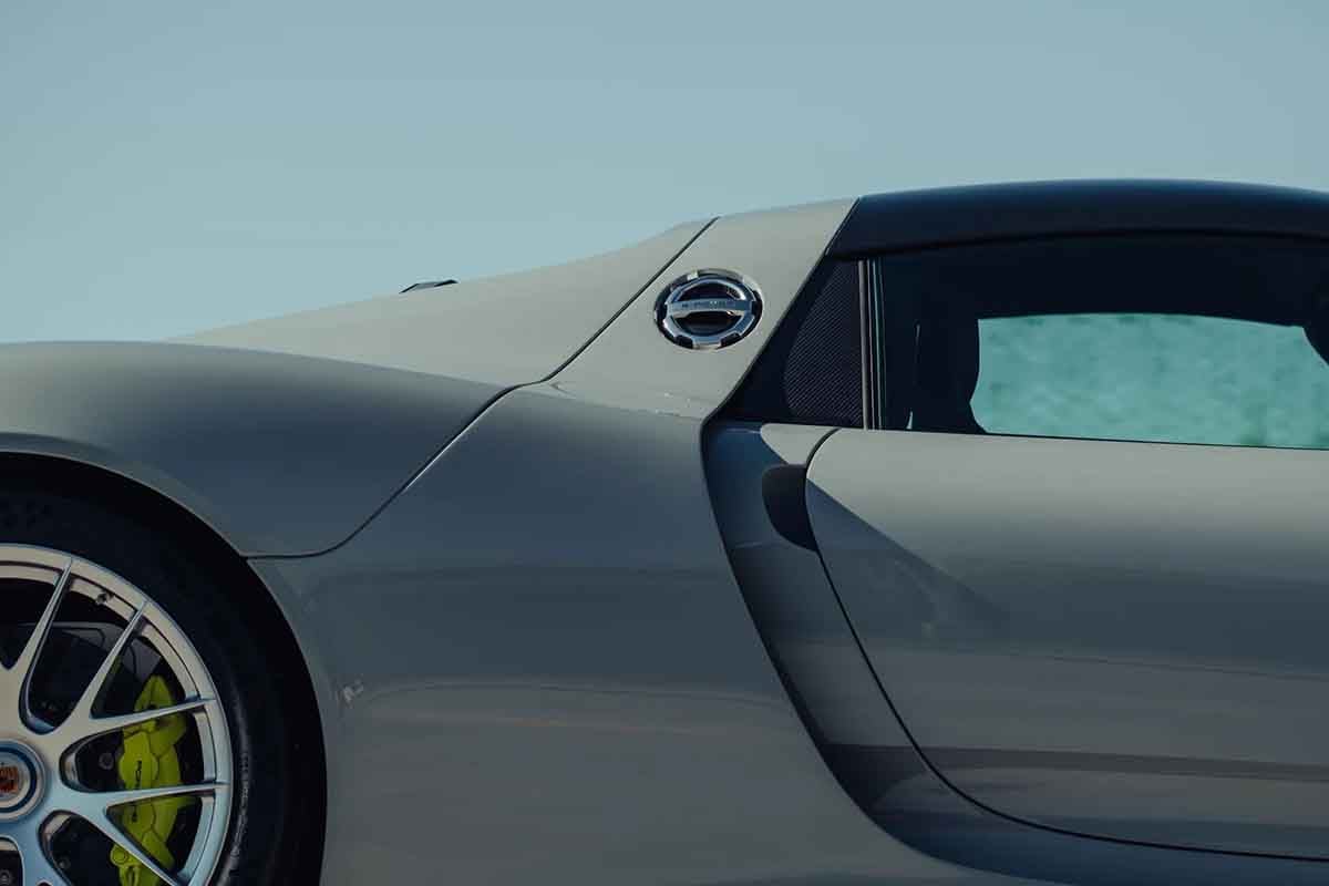 オークションに出品予定の2015年式ポルシェ「918スパイダー ヴァイザッハ仕様」(c)2026 BROAD ARROW Auctions