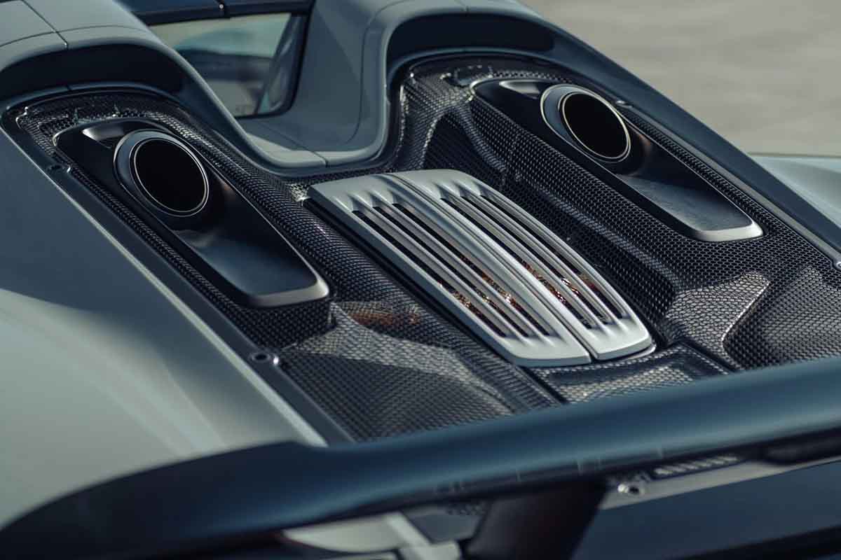 オークションに出品予定の2015年式ポルシェ「918スパイダー ヴァイザッハ仕様」(c)2026 BROAD ARROW Auctions