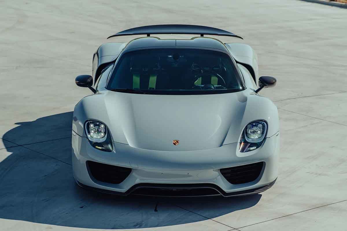 オークションに出品予定の2015年式ポルシェ「918スパイダー ヴァイザッハ仕様」(c)2026 BROAD ARROW Auctions