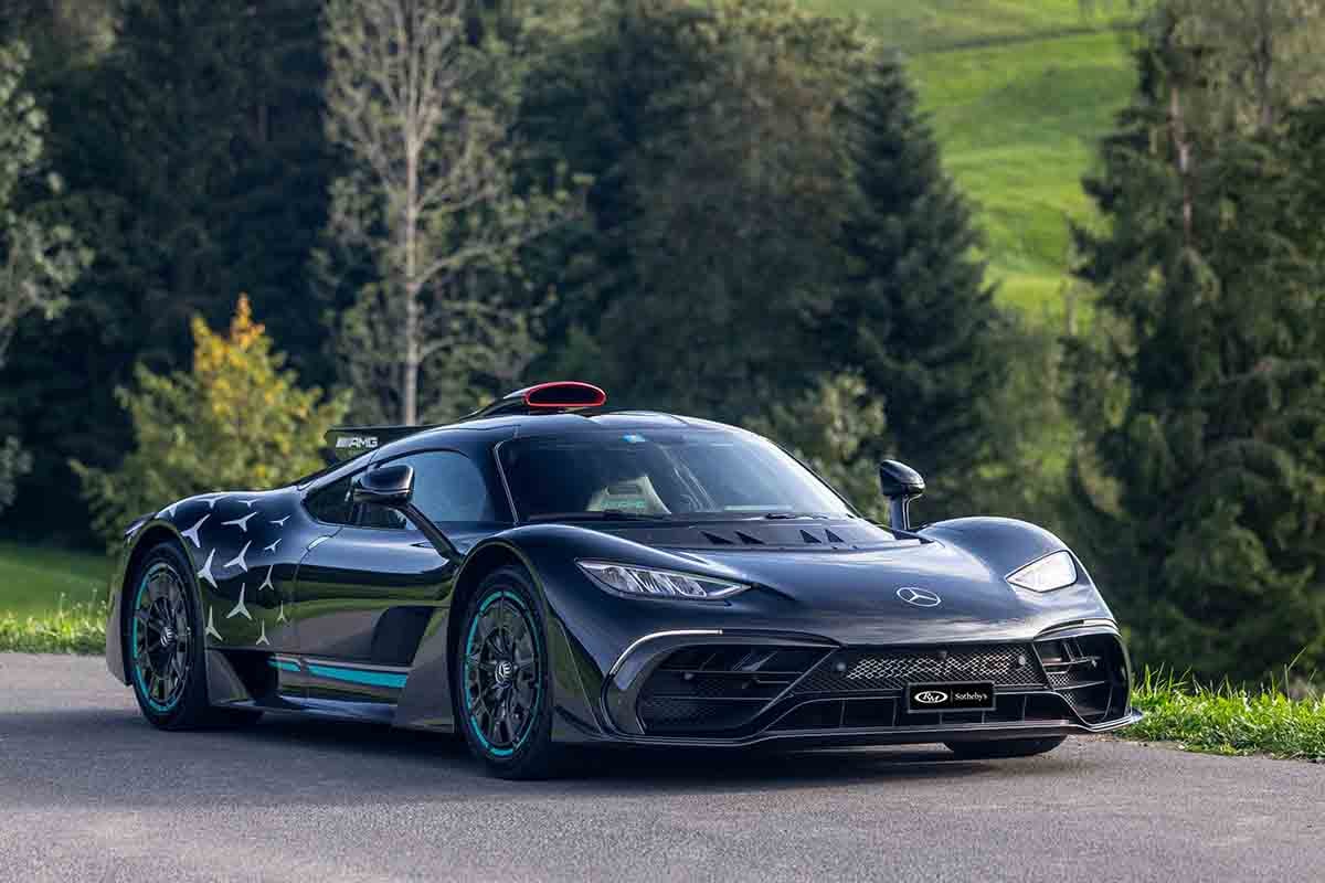 オークションに出品予定の2024年式メルセデスAMG「ONE（ワン）」Nail Fraser(c)2026 Courtesy of RM Sotheby's