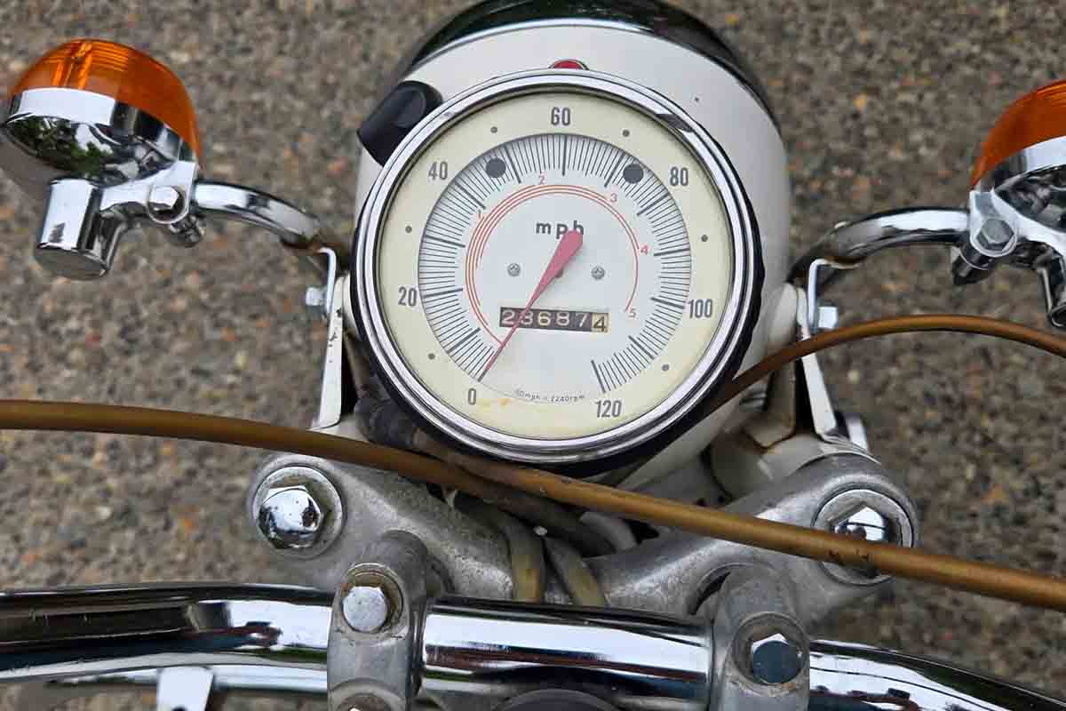 米国オンラインオークションに登場、落札された1970年式ホンダ「CB450 ポリススペシャル」