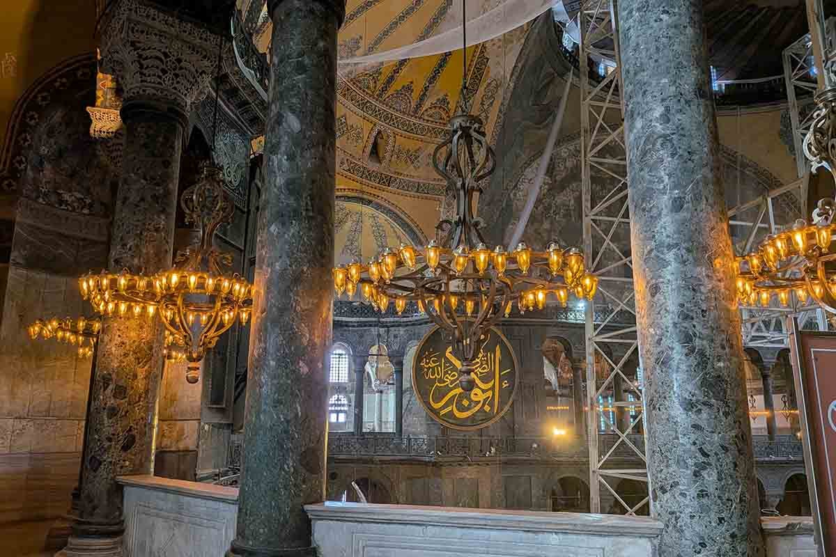 アヤソフィア(Hagia Sophia)内部