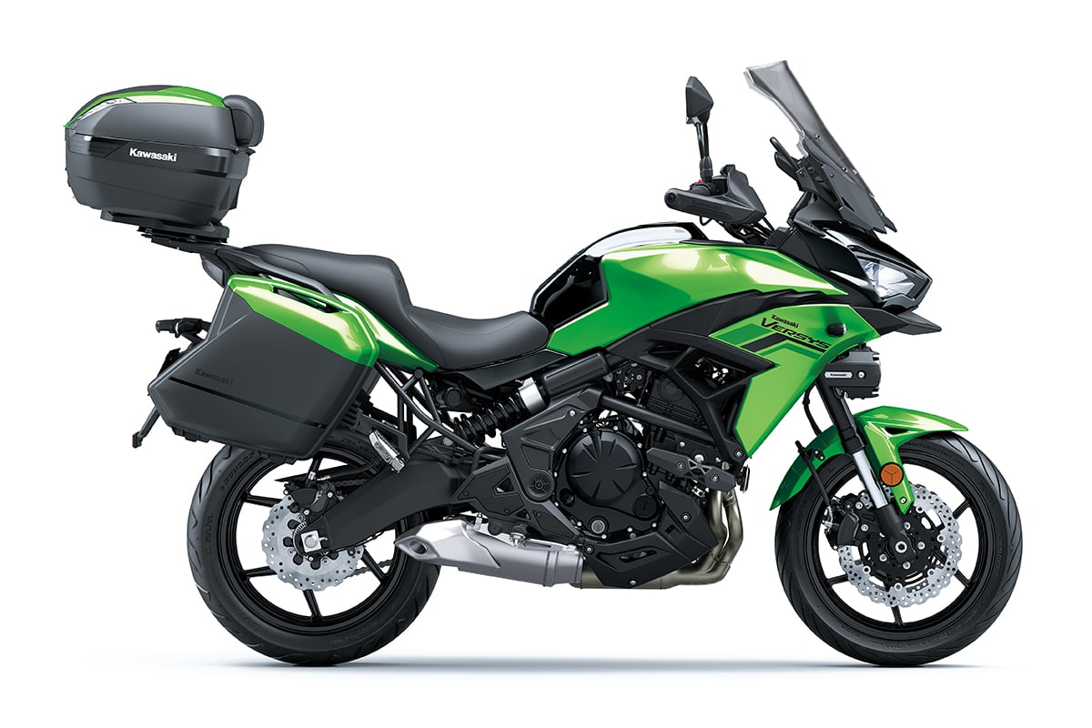 カワサキ「ヴェルシス650」2027年モデル（用品装着車）