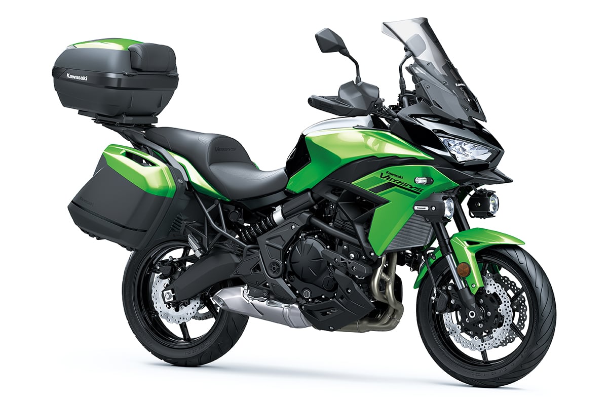 カワサキ「ヴェルシス650」2027年モデル（用品装着車）