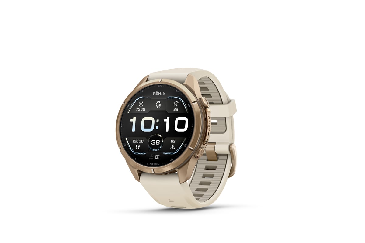 fēnix 9 Pro inReach Sapphire AMOLED（43ｍｍ・Gold Ti / Cream）