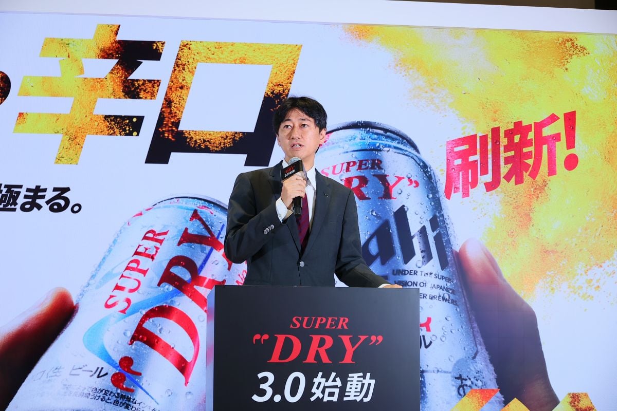 登壇したアサヒビール ビールマーケティング部長の木村宏之さん