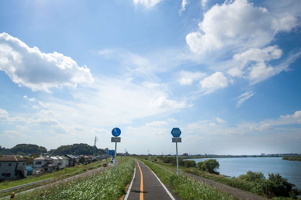 埼玉県「利根川自転車道」