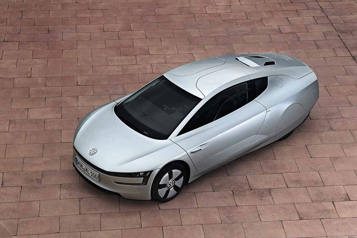 2013年に登場した250台限定のディーゼルプラグインハイブリッド、VW「XL1」