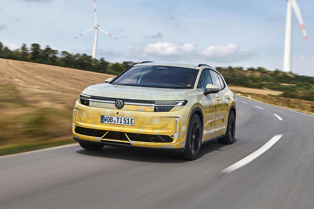 まもなく世界初公開される予定のVW新型「ID.ティグアン」
