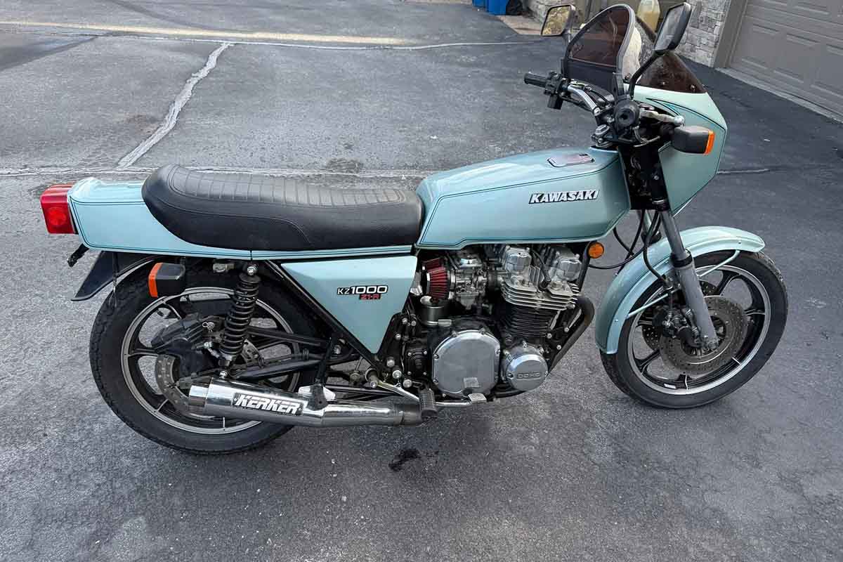 米国オークションに出品され落札された1978年式カワサキ「KZ1000 Z1-R」
