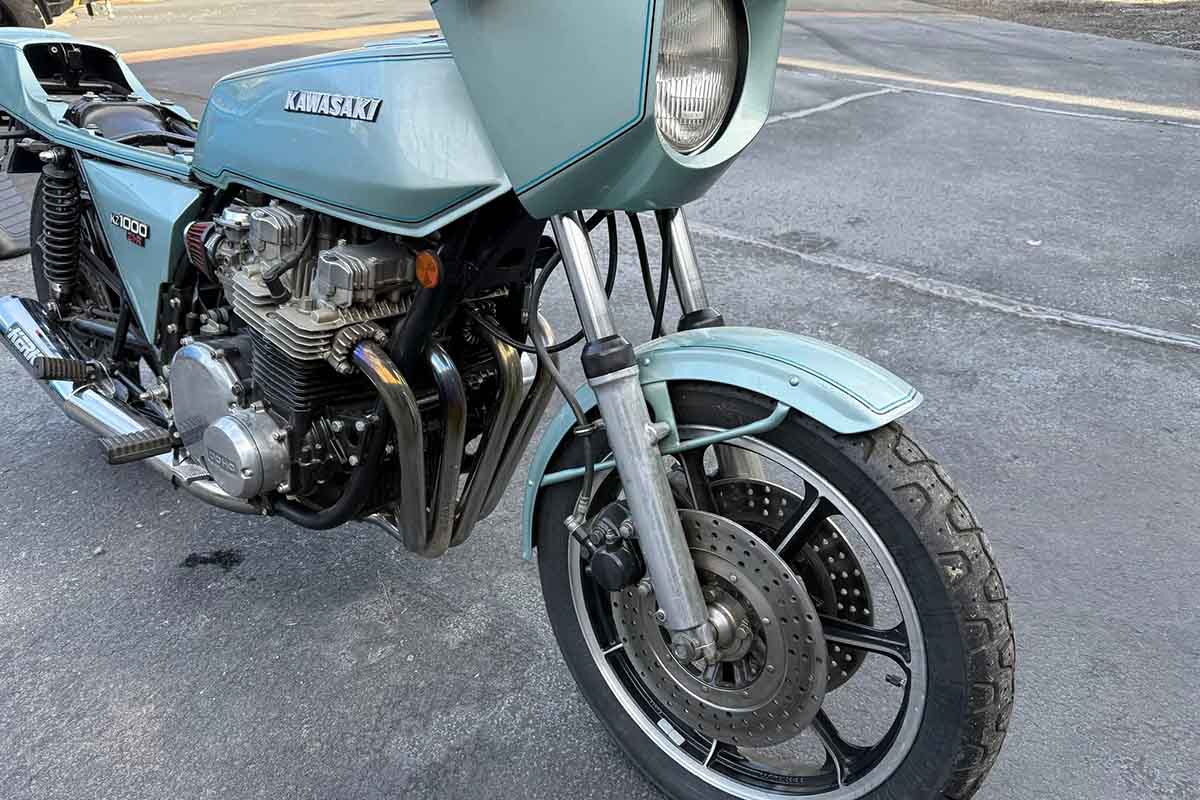 米国オークションに出品され落札された1978年式カワサキ「KZ1000 Z1-R」