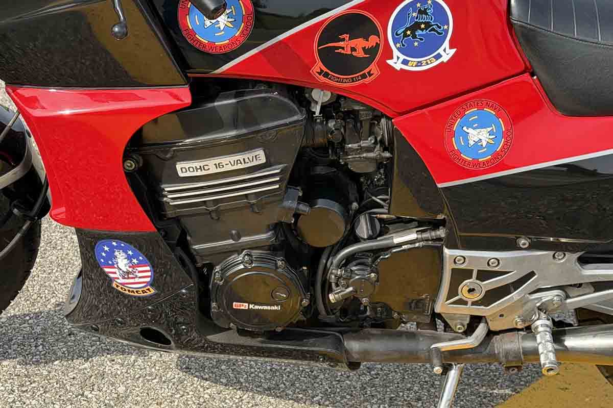 米国オンラインオークションに出品、落札された1986年式カワサキ「GPZ900R」