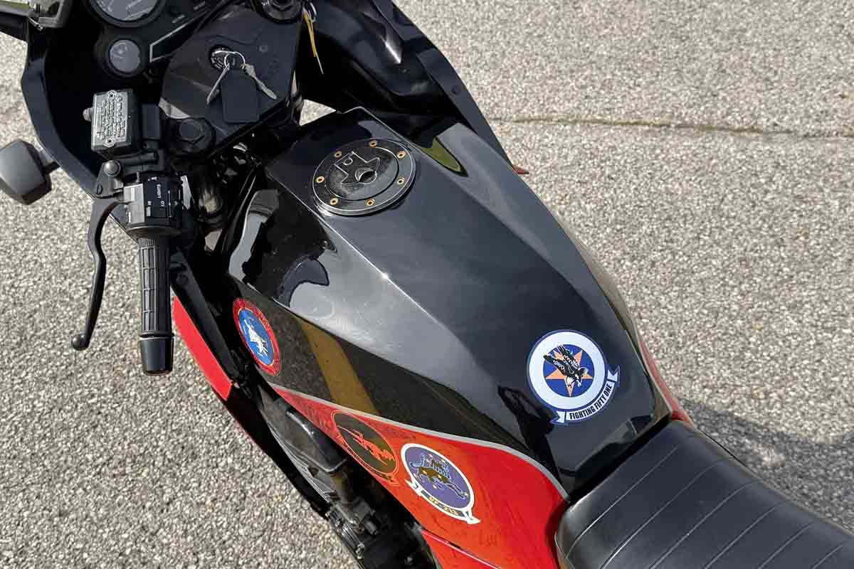 米国オンラインオークションに出品、落札された1986年式カワサキ「GPZ900R」