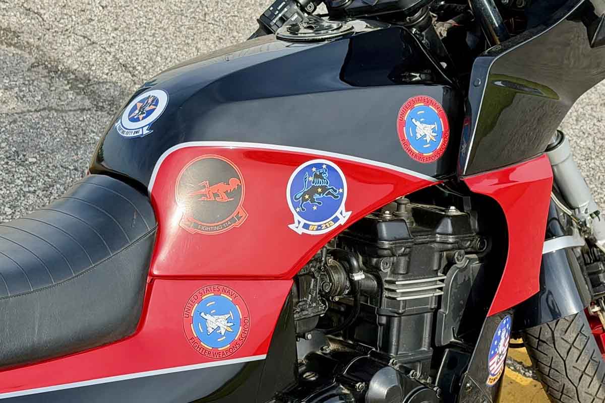 米国オンラインオークションに出品、落札された1986年式カワサキ「GPZ900R」