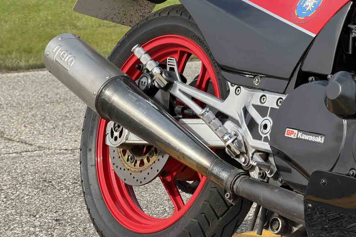米国オンラインオークションに出品、落札された1986年式カワサキ「GPZ900R」
