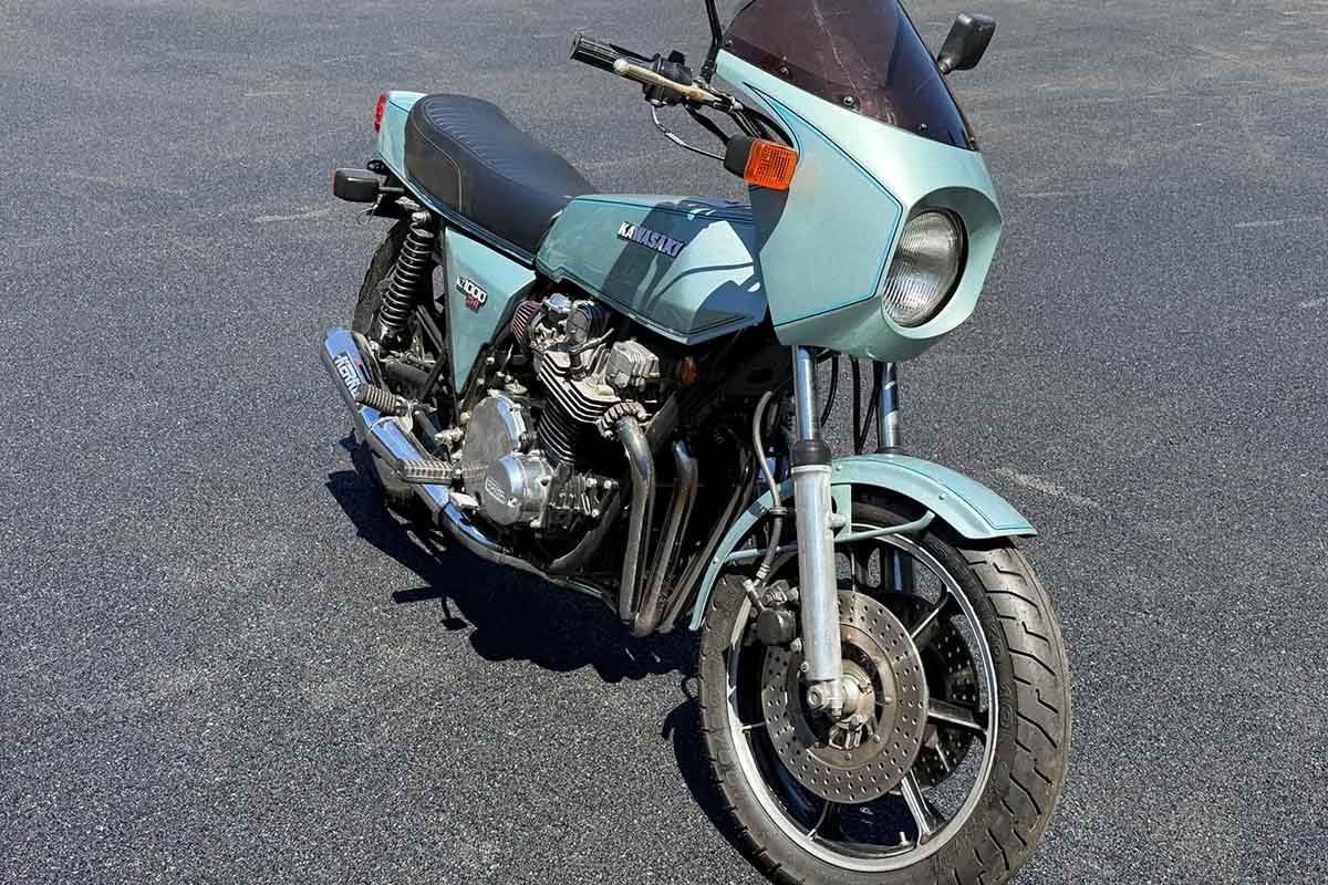 米国オークションに出品され落札された1978年式カワサキ「KZ1000 Z1-R」
