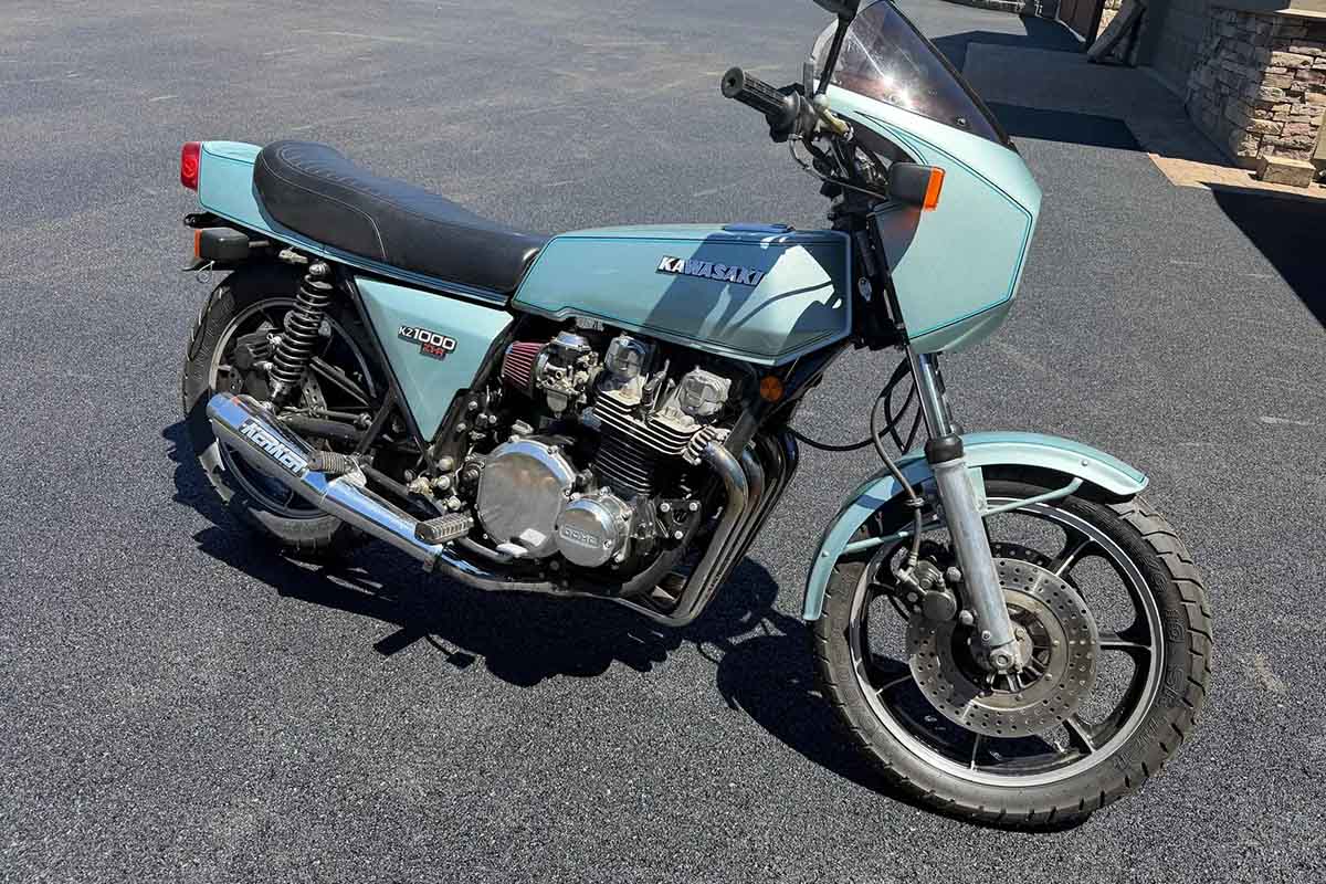 米国オークションに出品され落札された1978年式カワサキ「KZ1000 Z1-R」