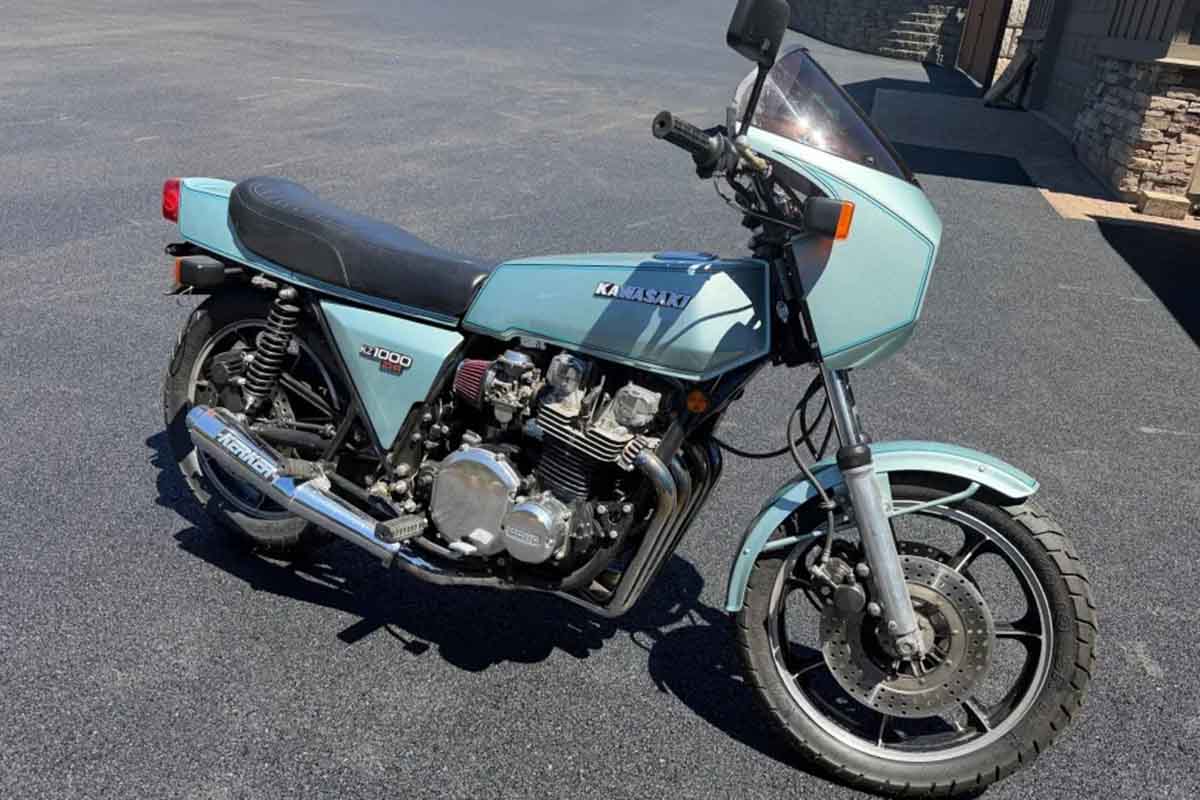 米国オークションに出品され落札された1978年式カワサキ「KZ1000 Z1-R」