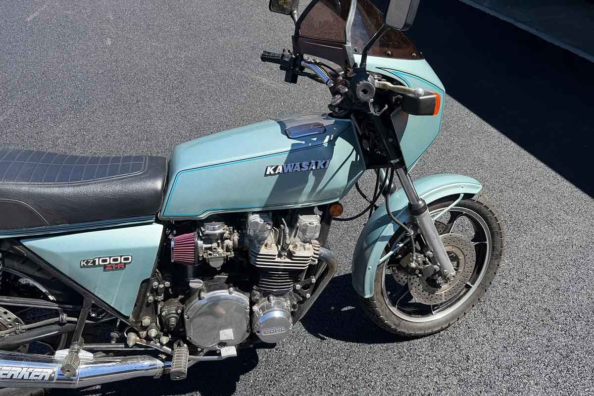 米国オークションに出品され落札された1978年式カワサキ「KZ1000 Z1-R」