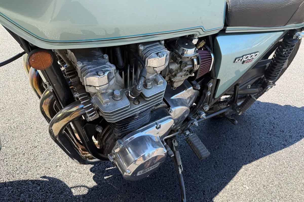 米国オークションに出品され落札された1978年式カワサキ「KZ1000 Z1-R」