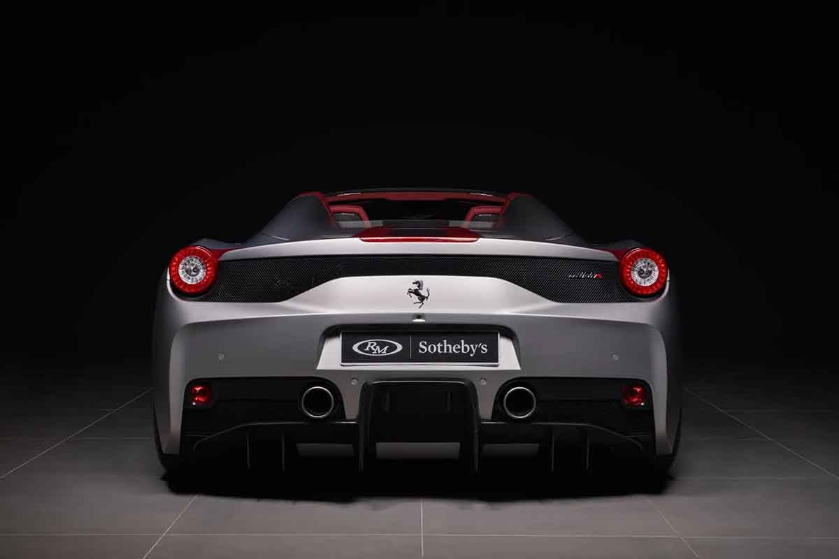 オークションに出品されている2015年式フェラーリ「458スペチアーレA」Jeroen Vink(c)2026 Courtesy of RM Sotheby's
