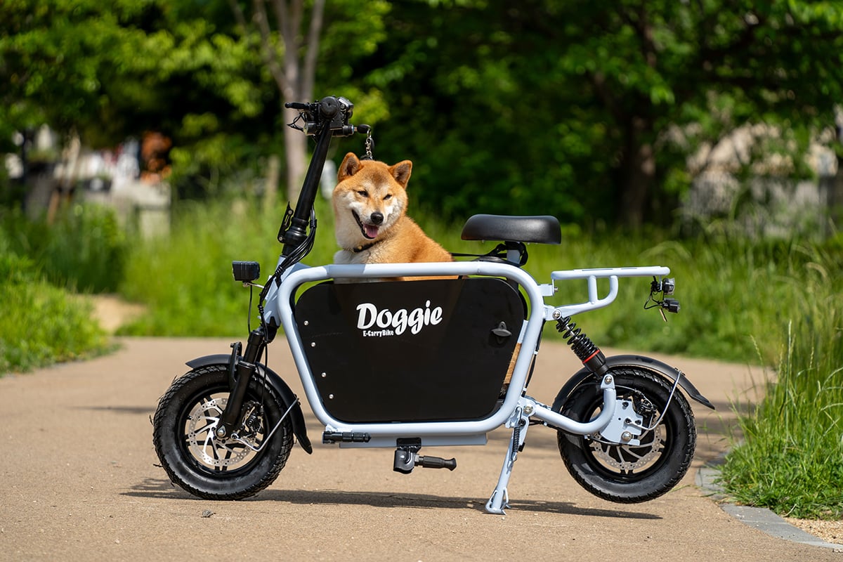 愛犬と一緒にお出かけ！ 特定小型原付の新モデル「ドギー・ライト」