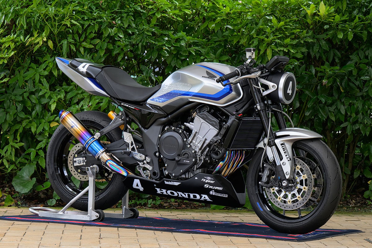 ホンダ「CB400スーパーフォア Eクラッチ」のレース仕様