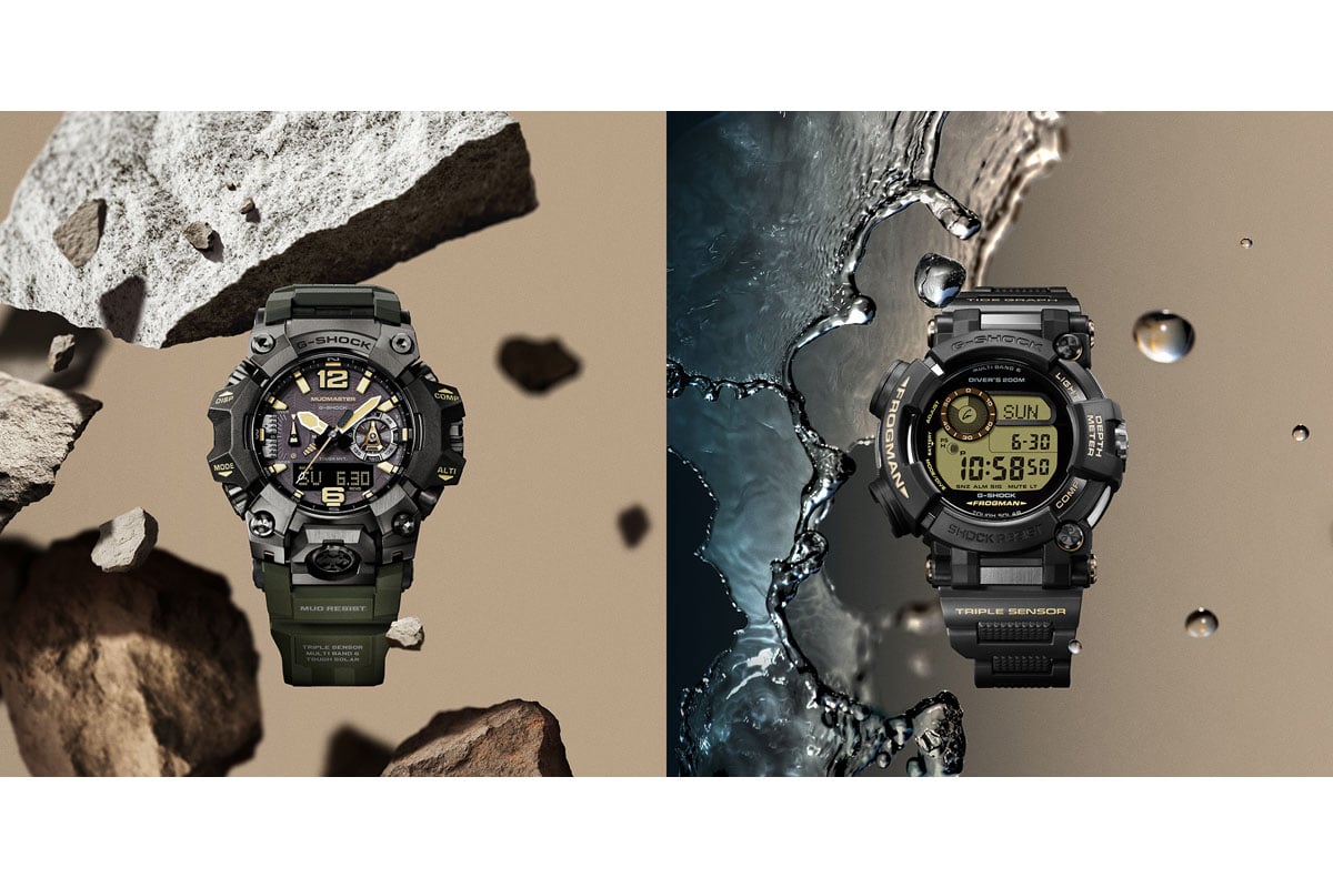 タンカラーを採用したプロフェッショナルシリーズ「MASTER OF G」の新作「MUDMASTER」と「FROGMAN」