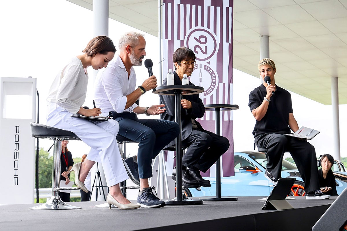 「Sportscar Together Day」ではフランク・モーザー氏を交えてのトークショーも開催