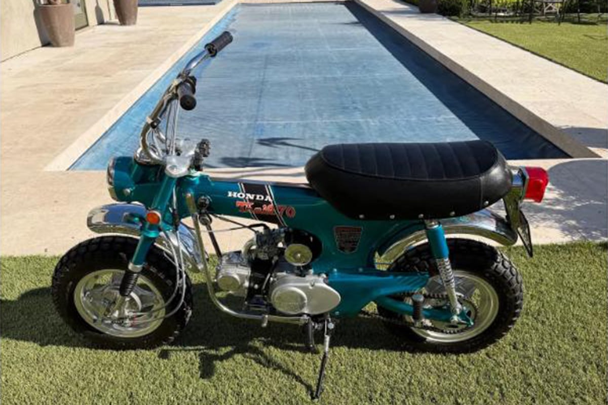 米国オンラインオークションに出品、落札された1970年式ホンダ「CT70H トレイル」