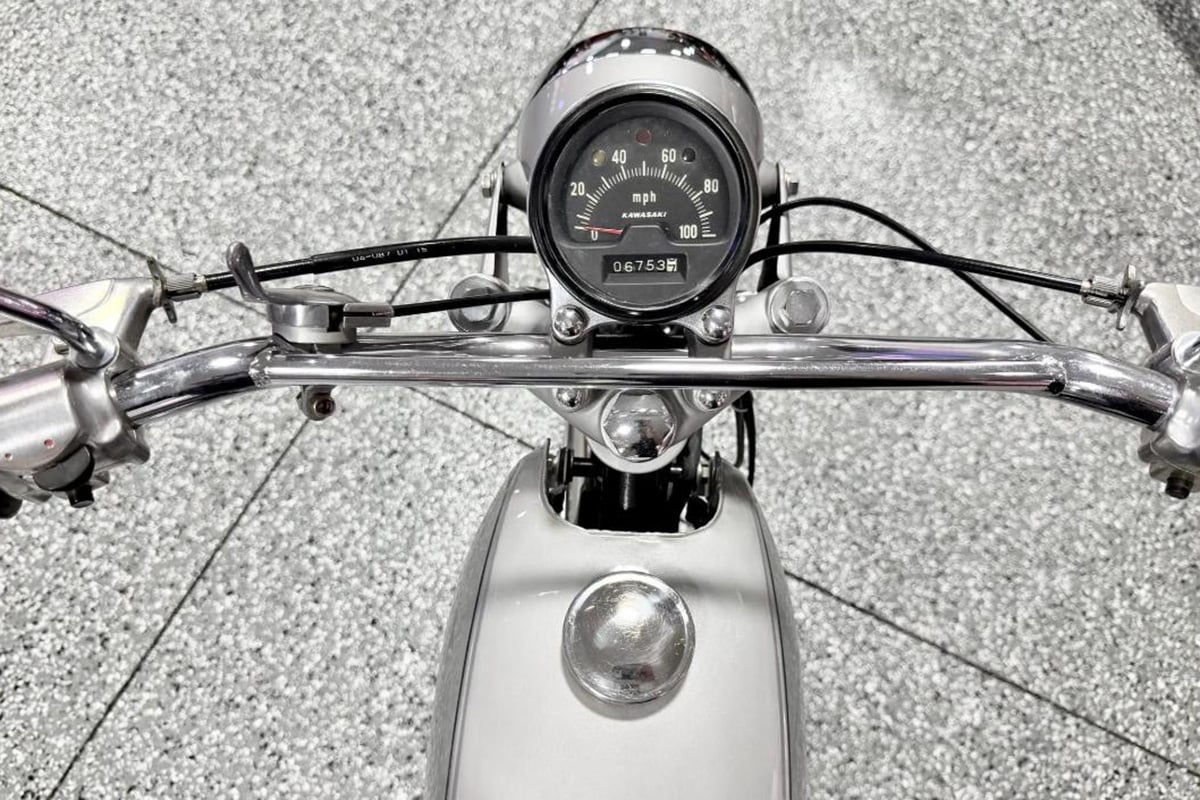 米国オンラインオークションに出品、落札された1969年式カワサキ「175 ブッシュワッカー F3」