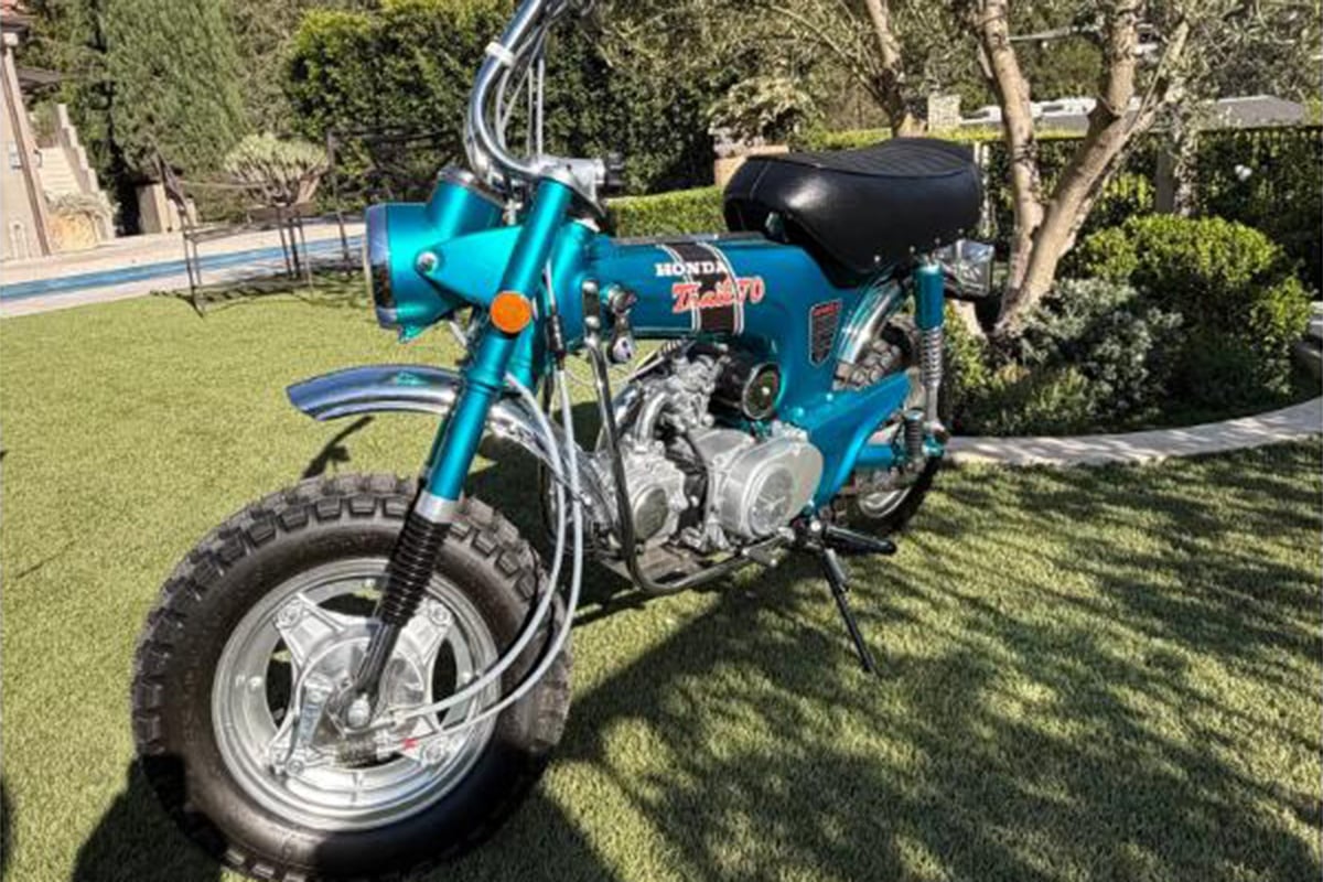 米国オンラインオークションに出品、落札された1970年式ホンダ「CT70H トレイル」