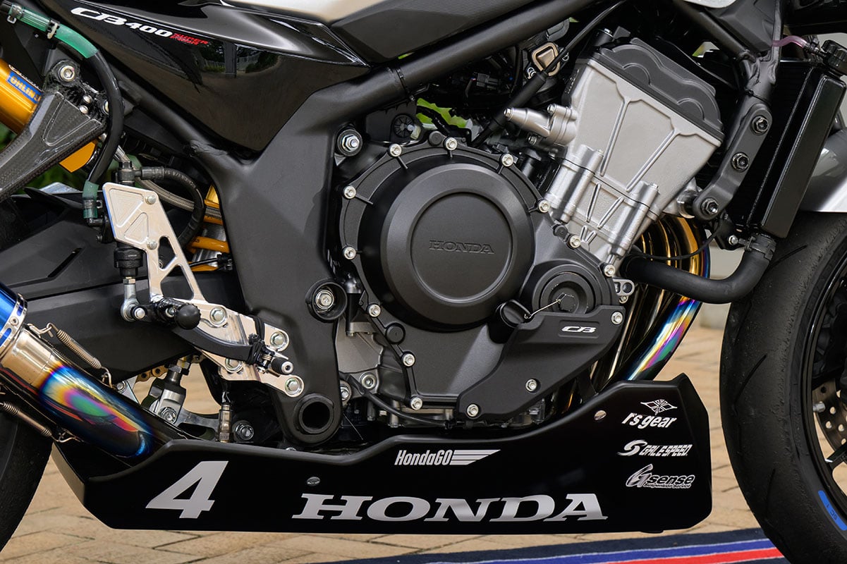 ホンダ「CB400スーパーフォア Eクラッチ」のレース仕様