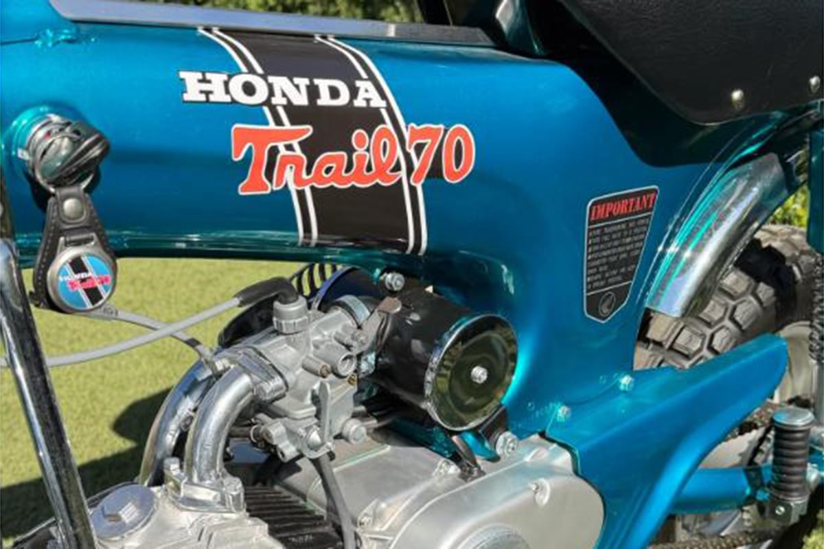 米国オンラインオークションに出品、落札された1970年式ホンダ「CT70H トレイル」