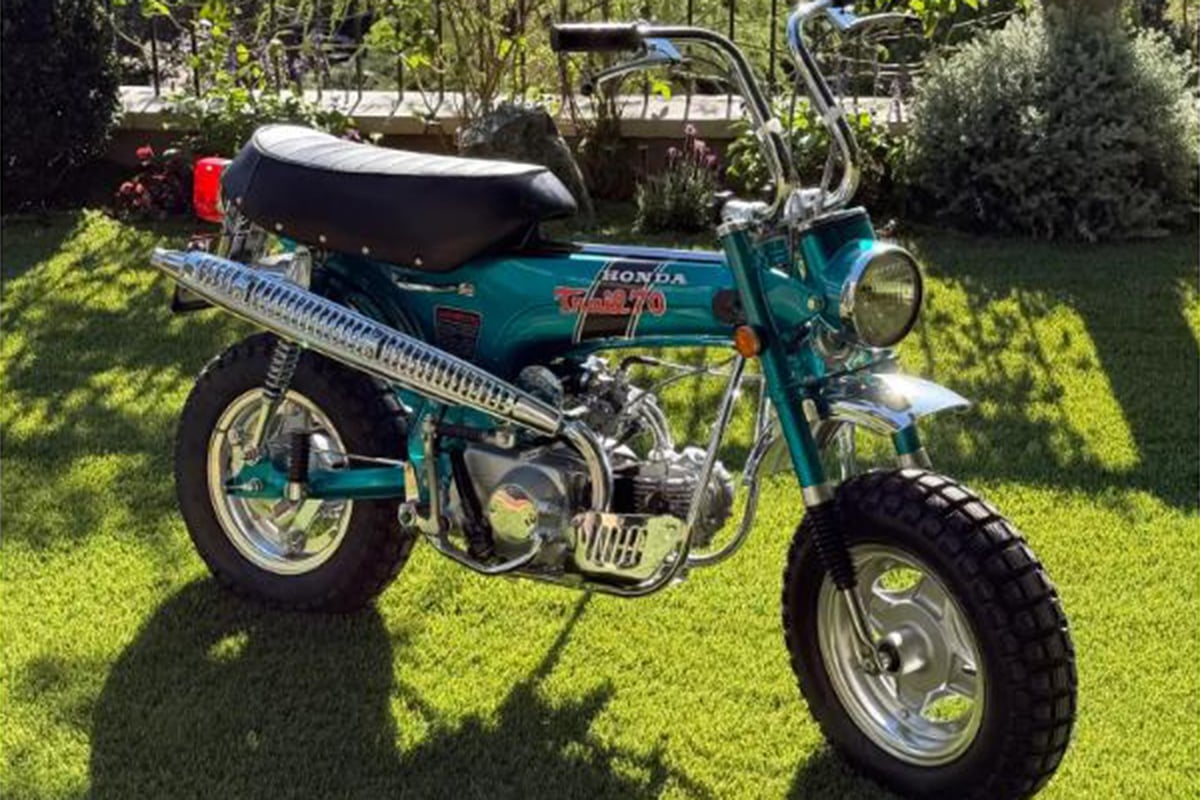 米国オンラインオークションに出品、落札された1970年式ホンダ「CT70H トレイル」