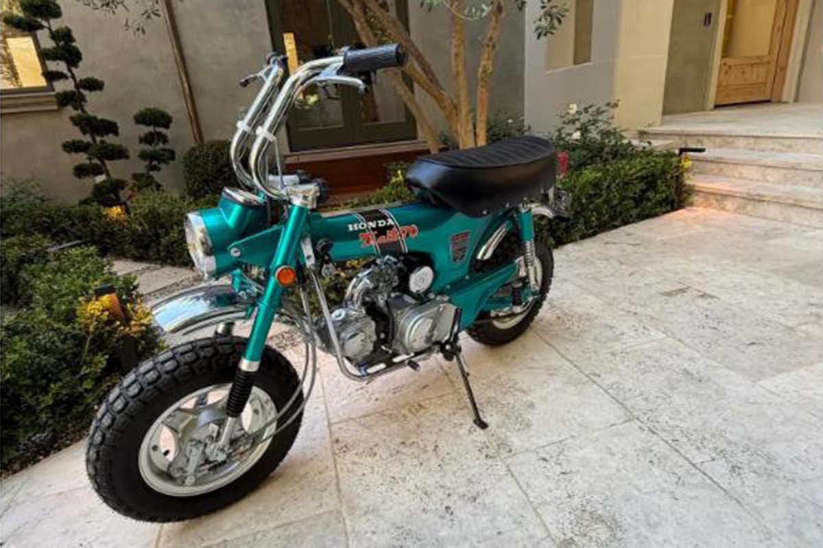 米国オンラインオークションに出品、落札された1970年式ホンダ「CT70H トレイル」