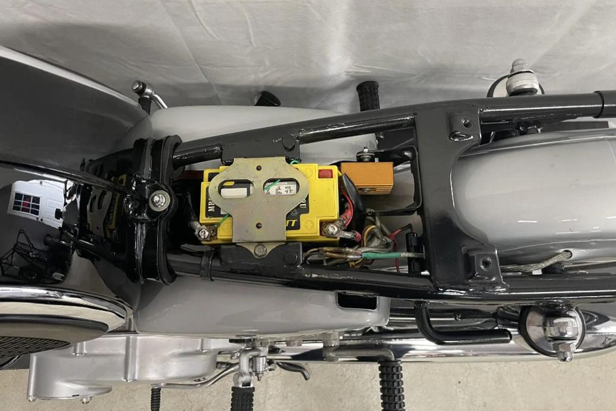 米国オンラインオークションに出品、落札された1965年式ホンダ「CB77 スーパーホーク」