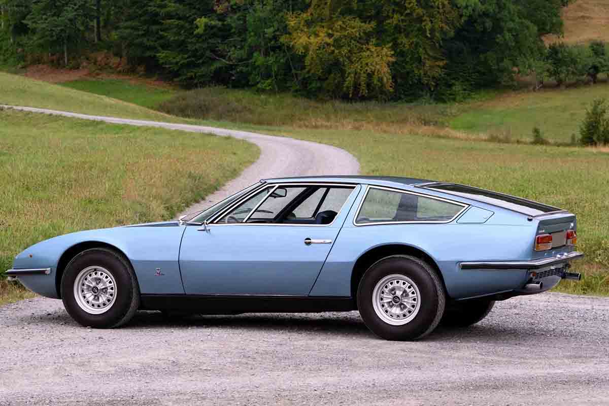 オークションに出品予定の1969年式マセラティ「インディ」(c)2026 BROAD ARROW Auctions