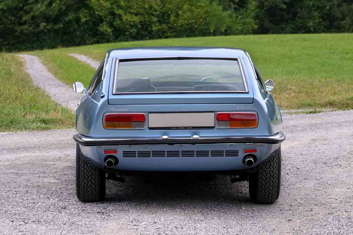 オークションに出品予定の1969年式マセラティ「インディ」(c)2026 BROAD ARROW Auctions