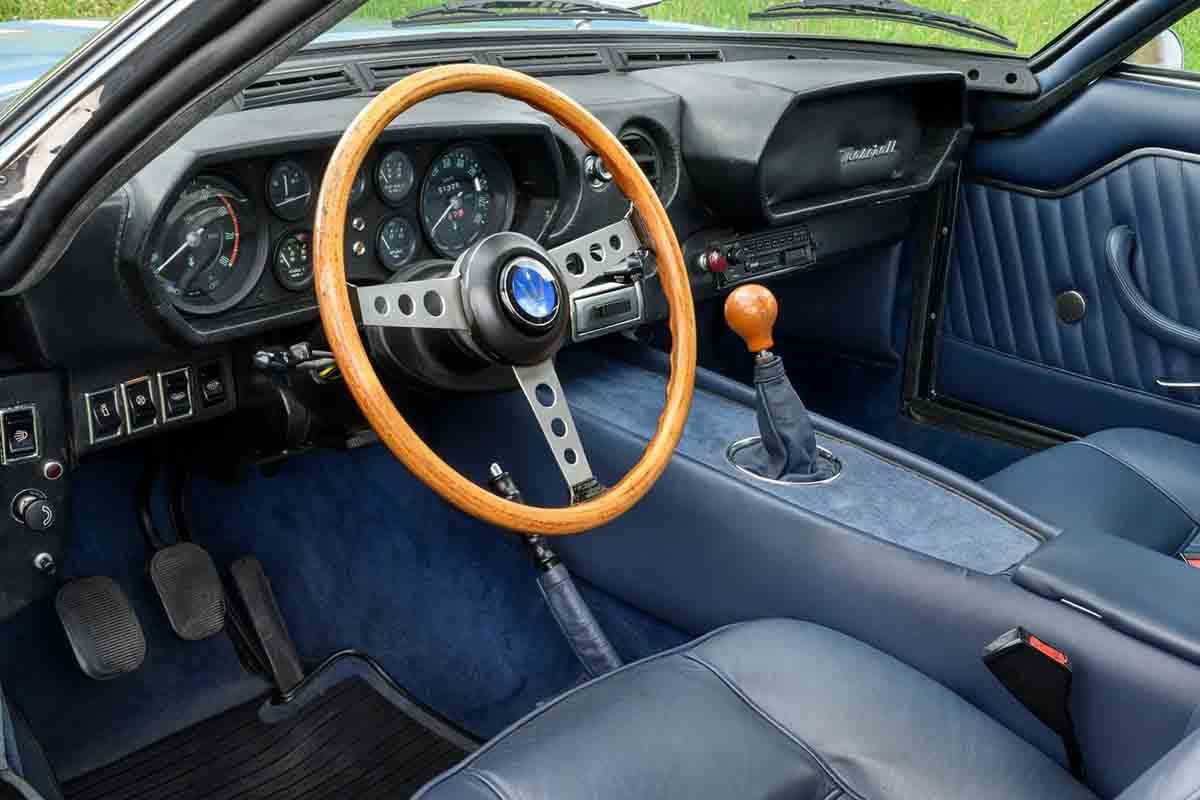 オークションに出品予定の1969年式マセラティ「インディ」(c)2026 BROAD ARROW Auctions