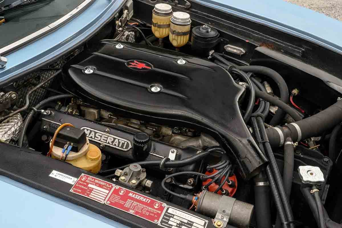 オークションに出品予定の1969年式マセラティ「インディ」(c)2026 BROAD ARROW Auctions