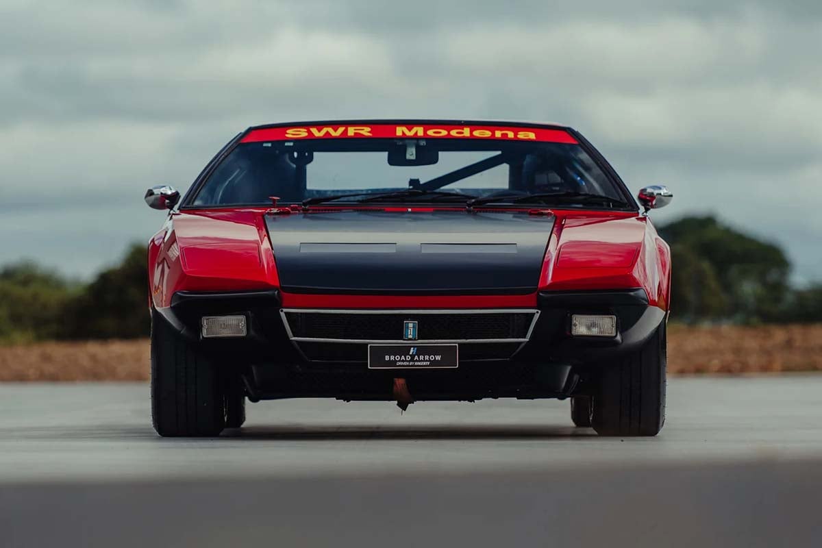まもなくベルギーで開催されるオークションに出品予定の1972年式デ・トマソ「パンテーラGTS グループ3」(c)2026 BROAD ARROW Auctions