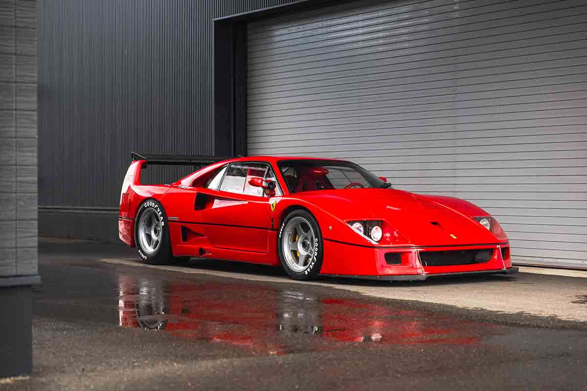 10月に開催されるオークションに出品予定の1988年式フェラーリ「F40」Ken Saito(c)2026 Courtesy of RM Sotheby's